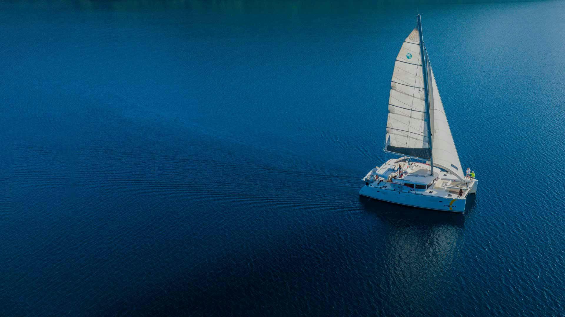 Yacht sailing in Croatia