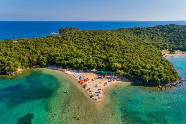 Bella Vrka Beach in Greece
