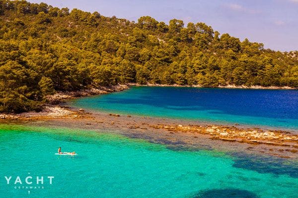 Luxury Croatian yacht hire - Visiting beaches