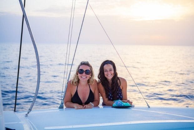 Yacht Getaways Guests at Sea