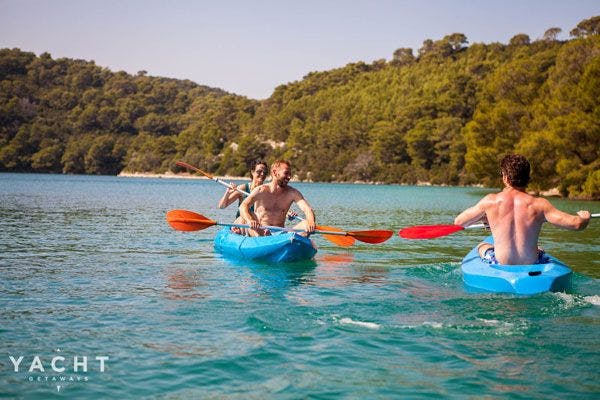 Do more on your yacht getaway to Greece - Swim, paddle and sail