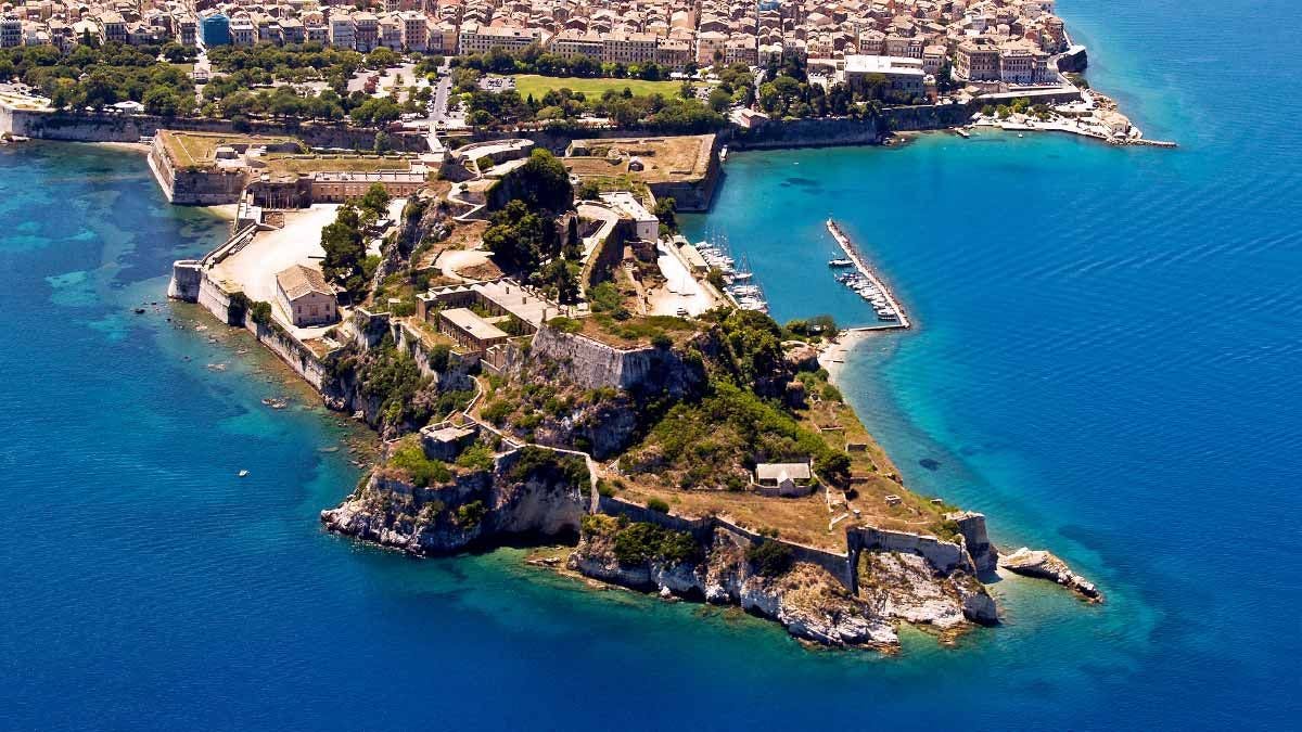 Gouvia fortress in Corfu