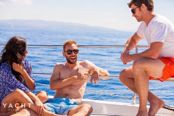 Croatia sailing holidays for groups - Sunbathing on deck