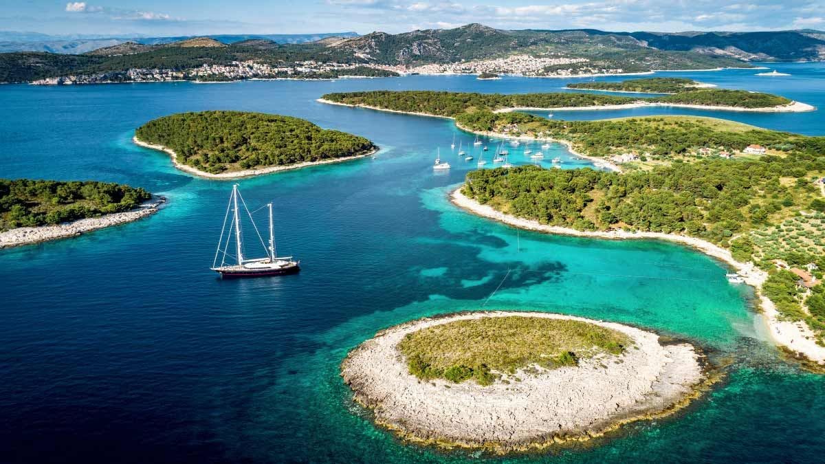 Pakleni Islands in Croatia